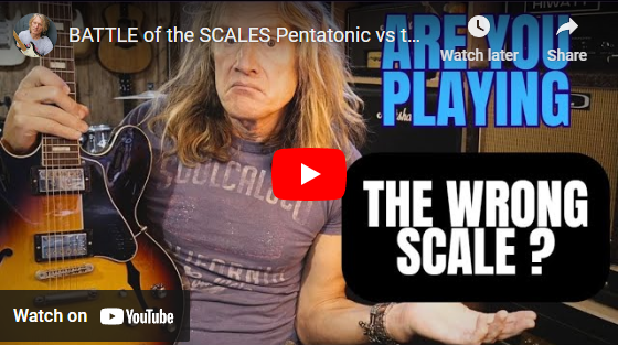BATTLE of the SCALES Pentatonic vs the Mystery Scale